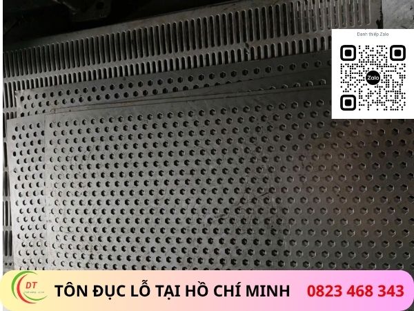 gia công tôn đục lỗ theo yêu cầu